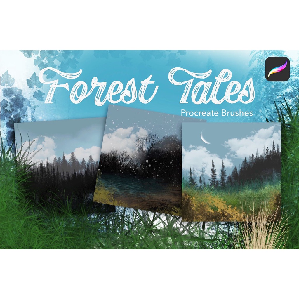 Procreate Brush - Forest Tales Set for Procreate