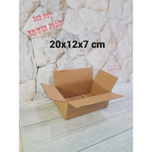 

Kardus / Box / uk. 20x12x7 cm / Karton packing polos baru ST