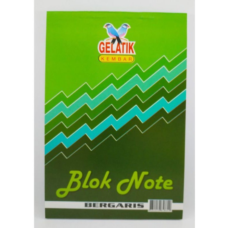 

Blok note bergaris gelatik kembar mini