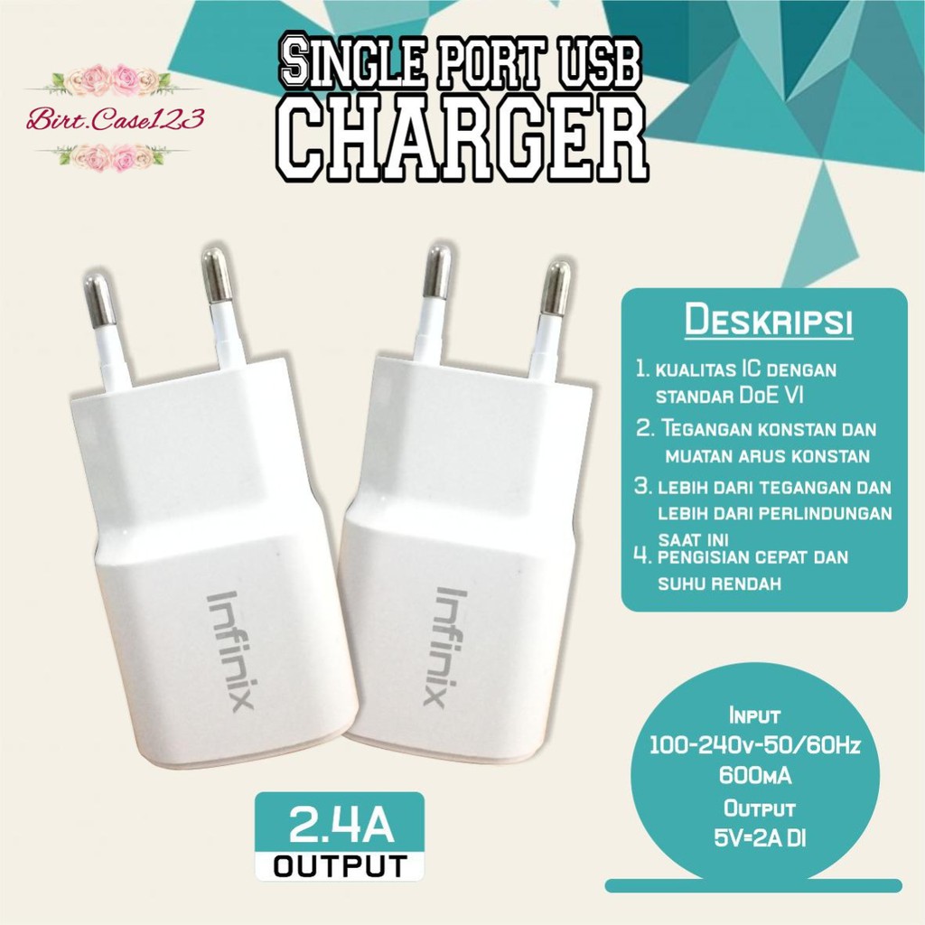 Charger Infinix 9V -2A Original Fast Charging Kabel Micro USB note 7 Note 8 hot 9 8 10 play BC5711