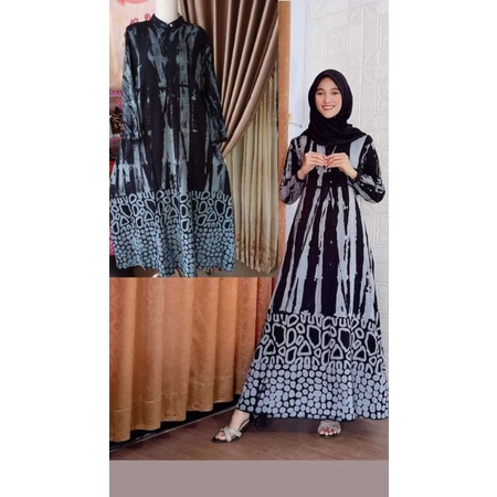 gamis twill pekalongan premium by nr fashion