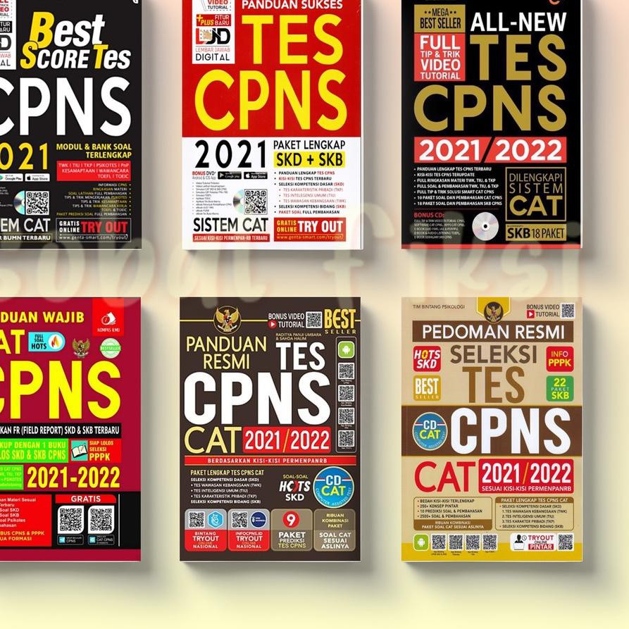 [ Top Sell ] z-6 * Buku CPNS All New Tes CPNS 2021 2022 Panduan Resmi Tes CPNS 2021.2022 BONUS CD ..