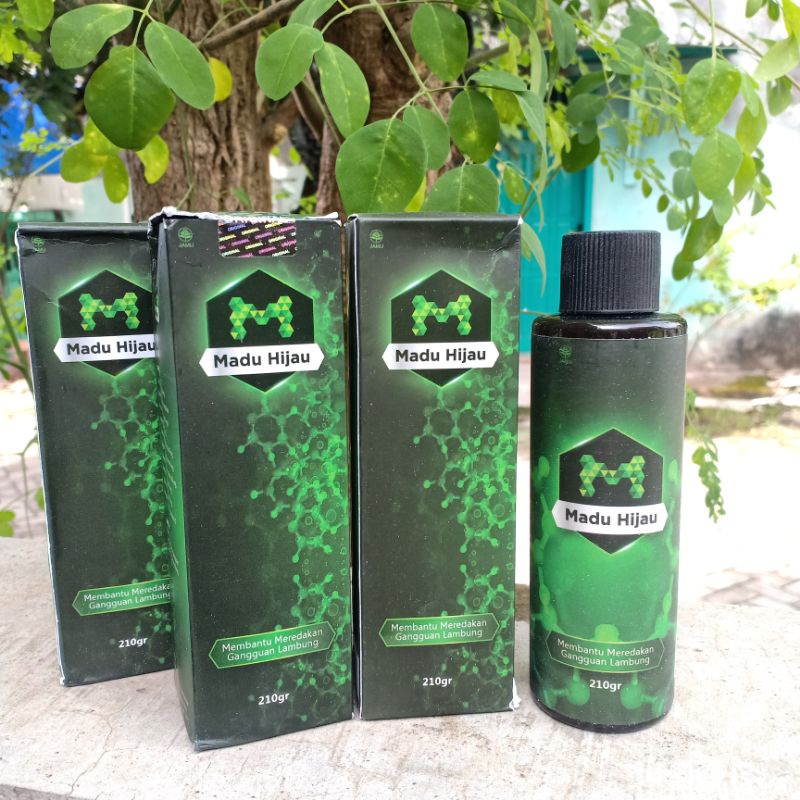 Madu Hijau // Untuk Masalah Lambung -GERD// Asli Herbal // Logo M