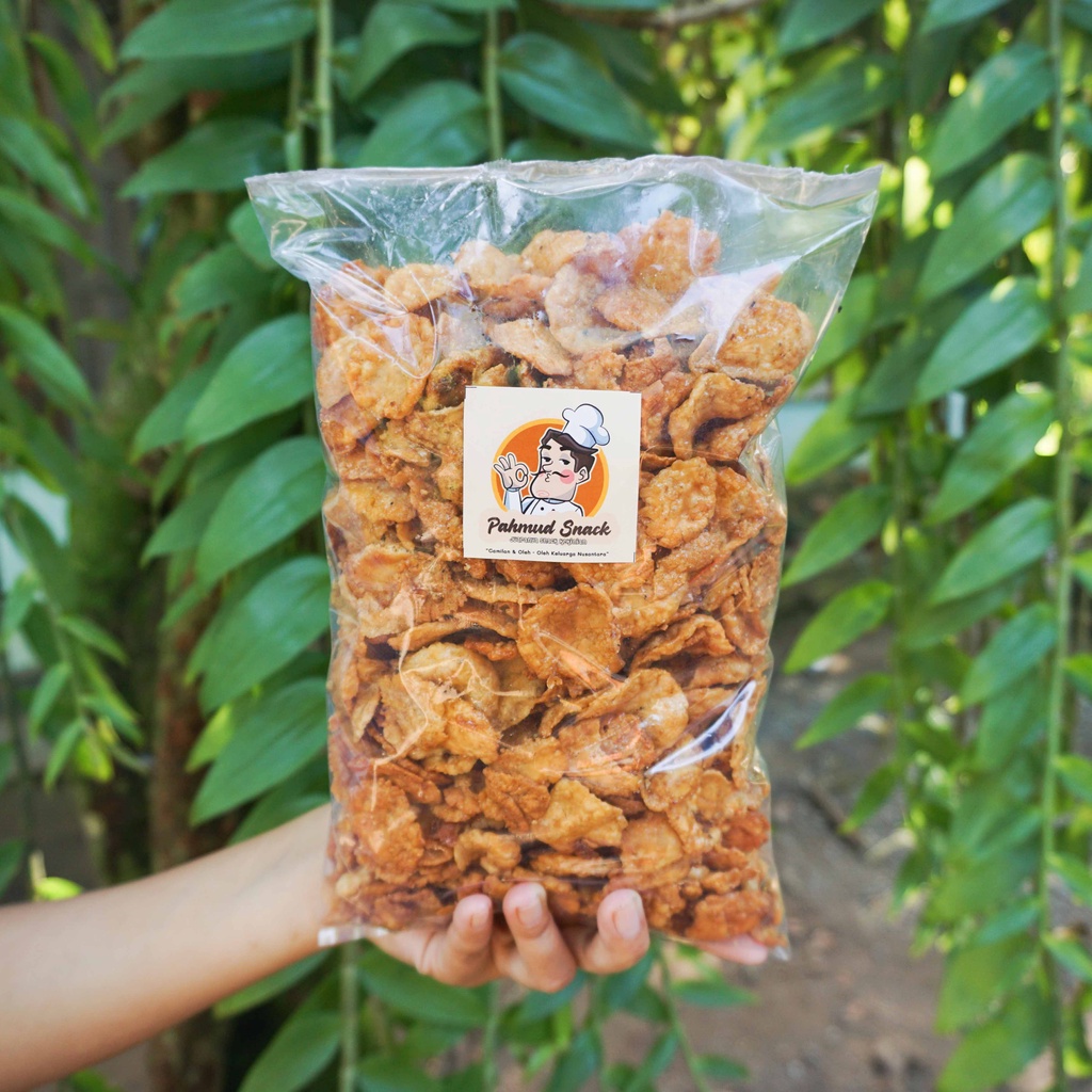 

Camilan Emping Crispy Rasa Pedas Manis 500gram