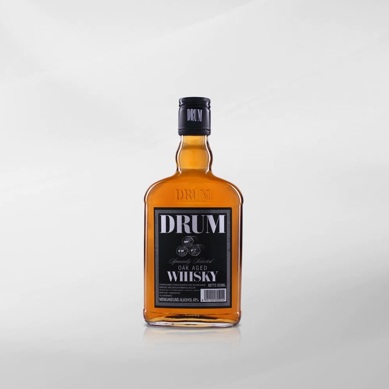 Drum Whisky 350 Ml ( Original &amp; Resmi By Vinyard )