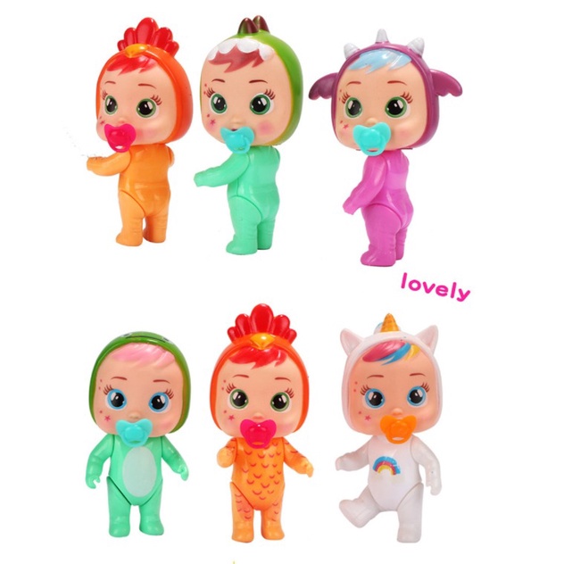 J3 - Mainan bayi baby doll bisa nangis Crying baby doll