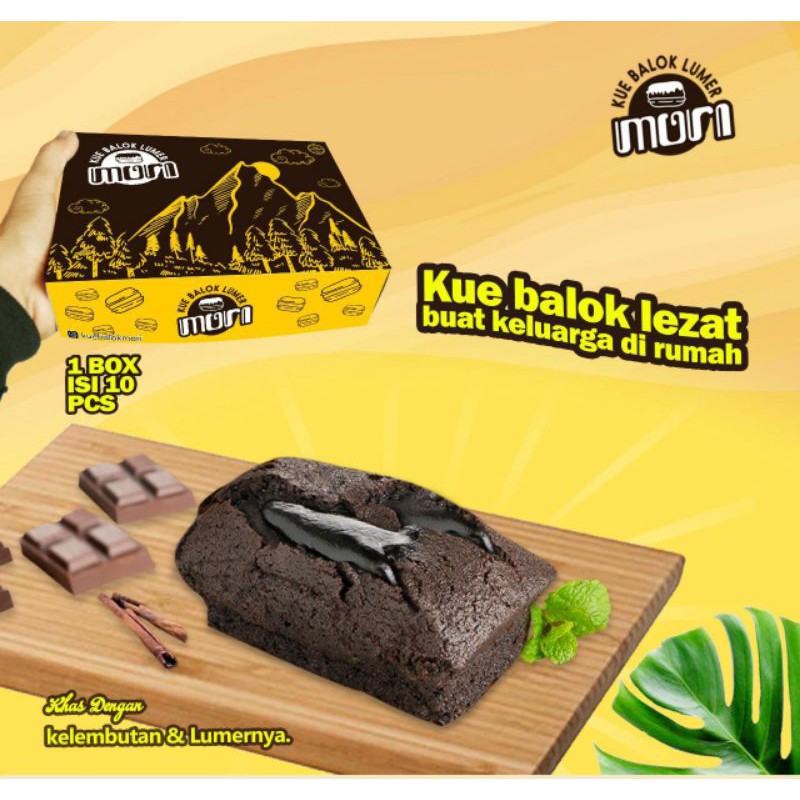 

Kue Balok Lumer Mori / Brownis Lumer