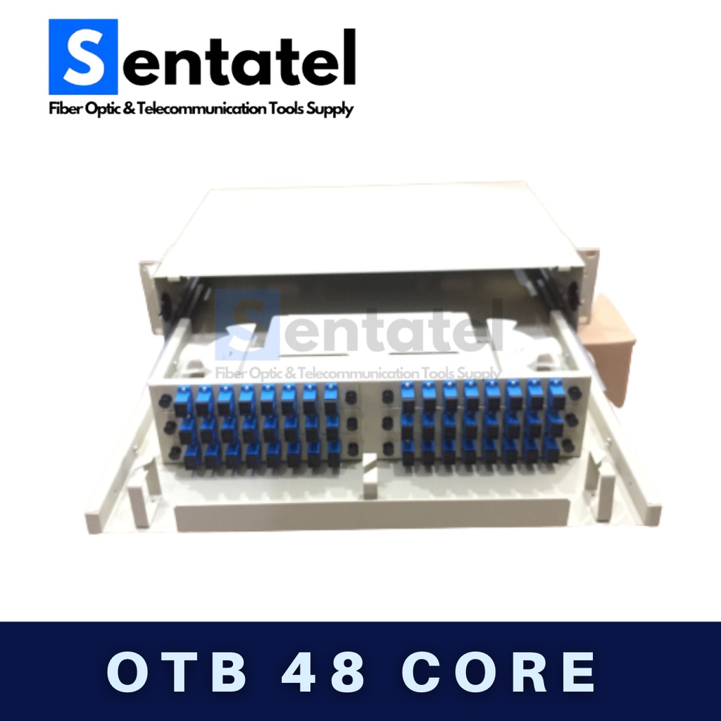 Optical Termination Box OTB Rack 48 Core Lengkap SC UPC