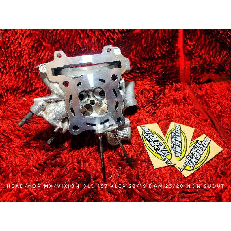 HEAD/KOP MX KING 2PV|VIXION NEW 1PA KLEP 22/19 DAN 23/20 RUBAHAN NON SUDUT|RADIATOR ON-BOYRENK RACING CONCEPT