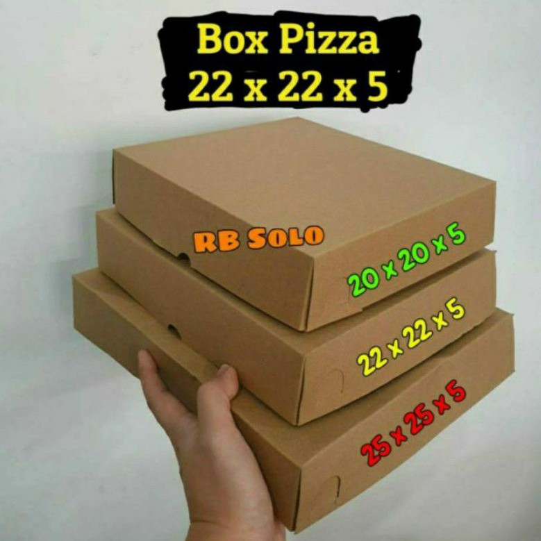 

Box Pizza Dos Pizza Kraft 22x22x5 cm