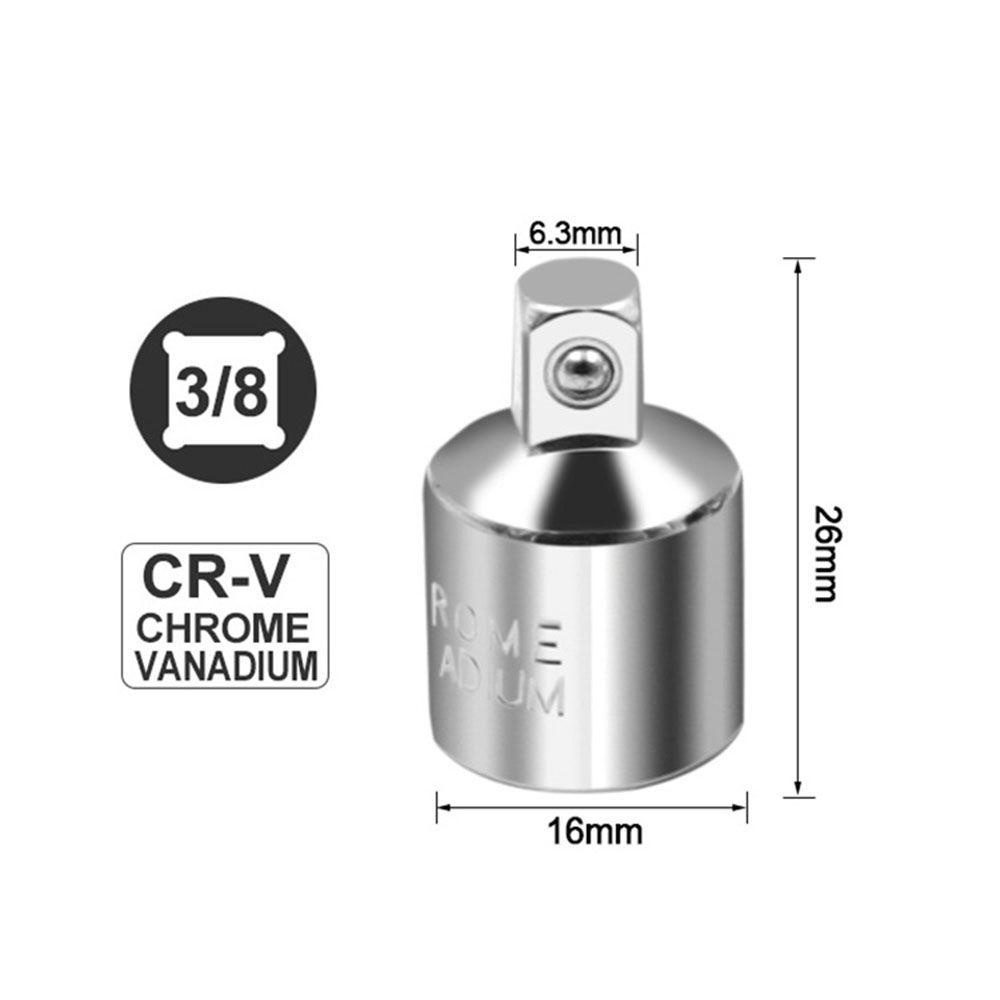 Solighter Ratchet To 1per2 &quot;Stainless Steel Fly To 3per8&quot; Fly To 1per4 &quot;Converter Sleeve
