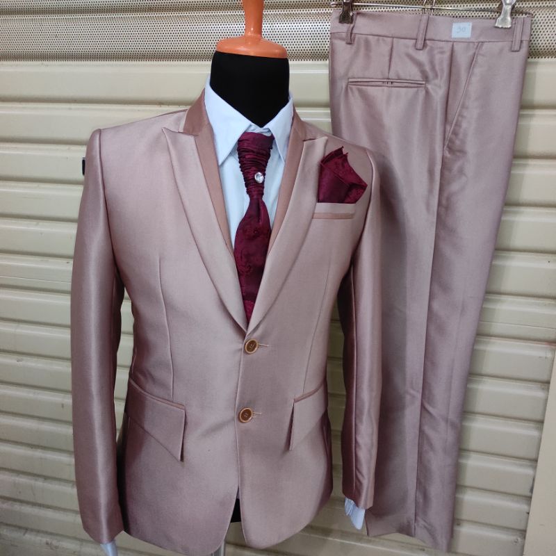 Harga Paket 1 set ( Jas, celanan, rompi, dasi dan saputangan nya) Jas semi woll kilap Jas nikah Jas wedding Jas kantoran jas murah
