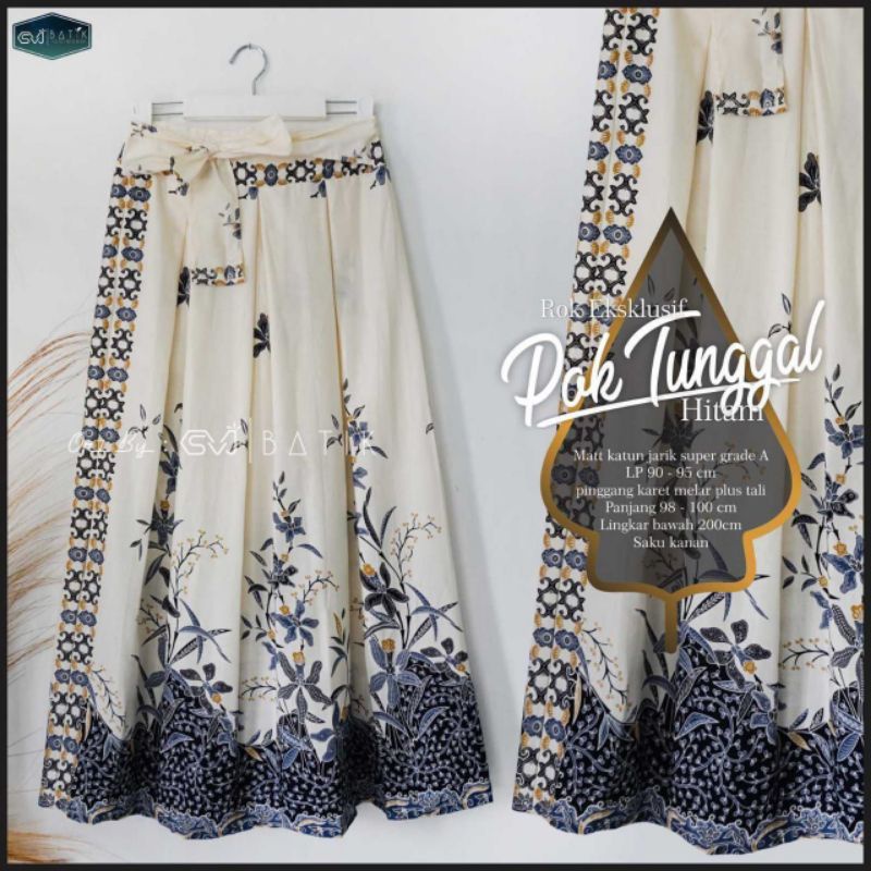 ROK BATIK EXCLUSIVE POK TUNGGAL / ROK BATIK PAYUNG KATUN PRIMISIMA