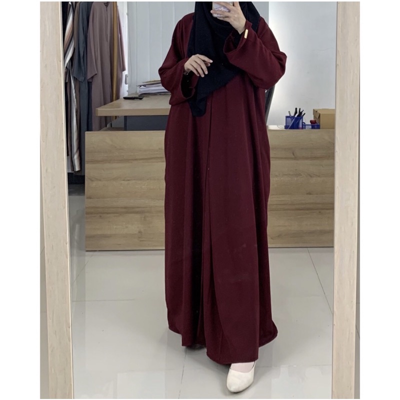 BEFAST - ZSO OOTD Wanita Gamis NAMI / ABAYA BASIC FARRASI / GAMIS Muslimah / Gamis Syar`i Jumbo / Gamis Polos Casual / Gamis Terlaris / Keluaran Terbaru 2022