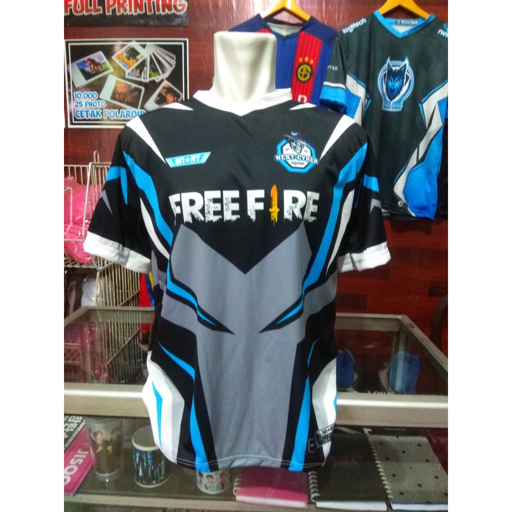 Kaos Gaming Esport 2020 Squad Freefire Ff Pubg Mobile Legend Ff Game Custom Kaos Dota 2 Nama Logo