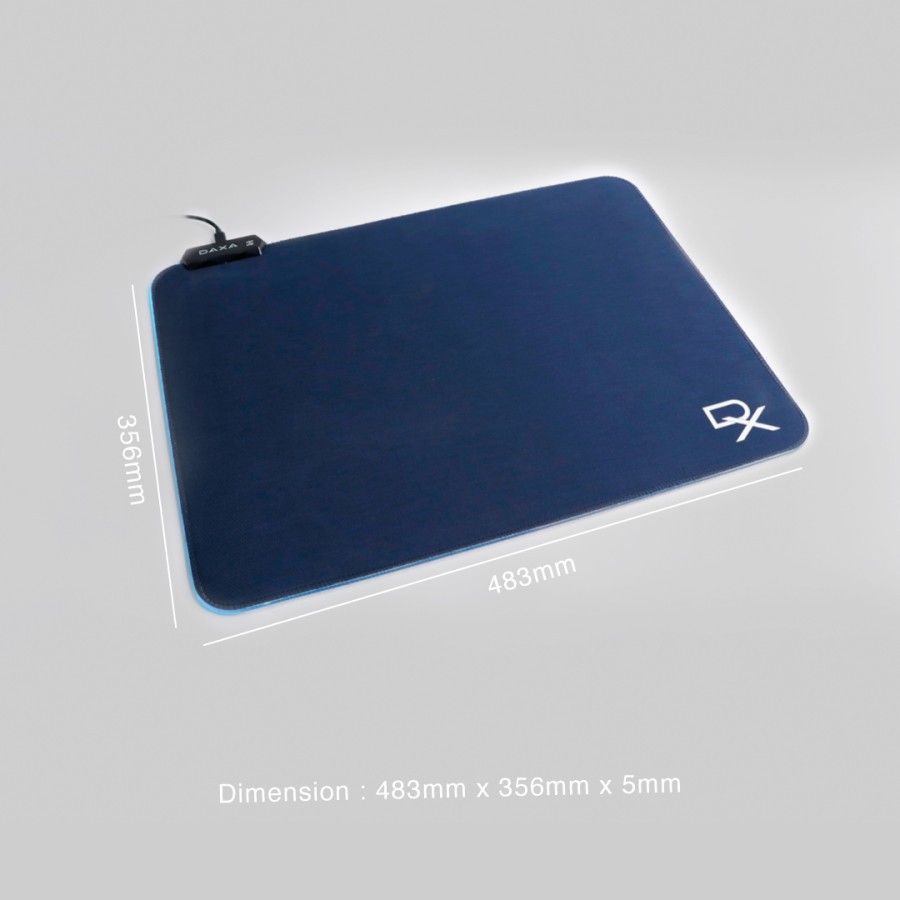 Rexus Daxa Cordura Fabric RGB Gaming Mousepad