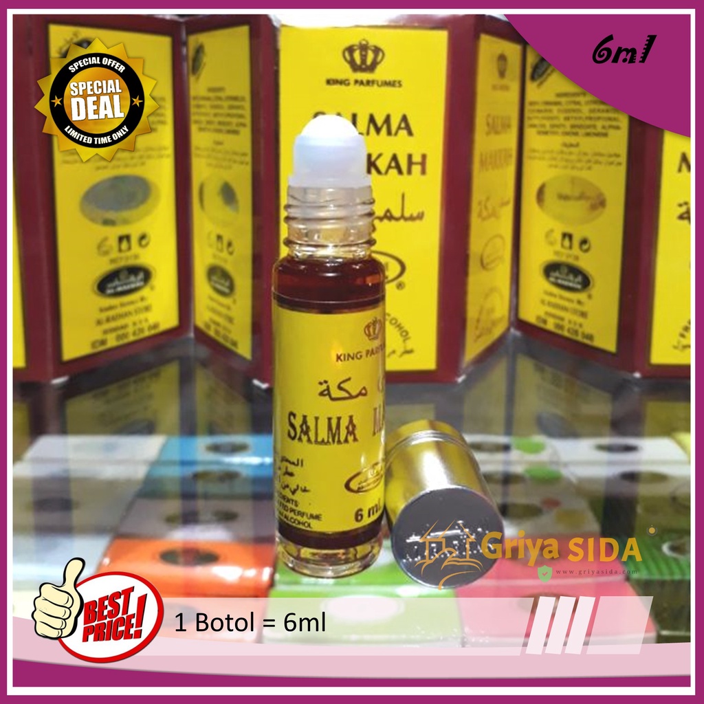 Parfum Salma makkah 6ml alraehan aroma SALMA al raehan mirip al rehab parfum Harga grosir PROMO!!