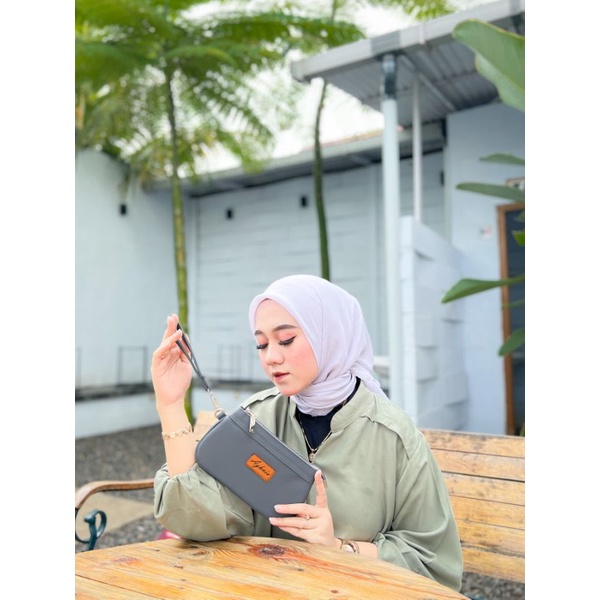 Ready GANIA POUCH BY AGHNIA / DOMPET HP UANG KERTAS KOIN WANITA