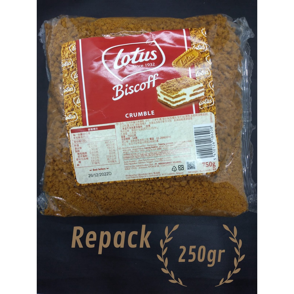 

Lotus Biscoff Crumble Repack 250g