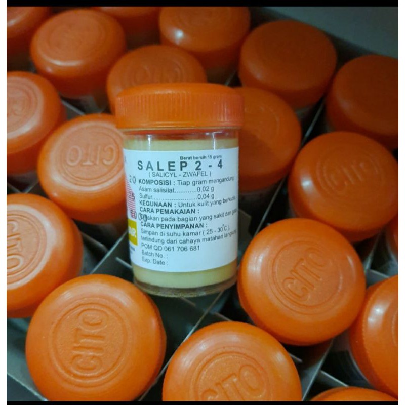 salep sulfur atau salep 2-4  manjur untuk gatal kulit merajalela atau gudik atau scabies merk cito c