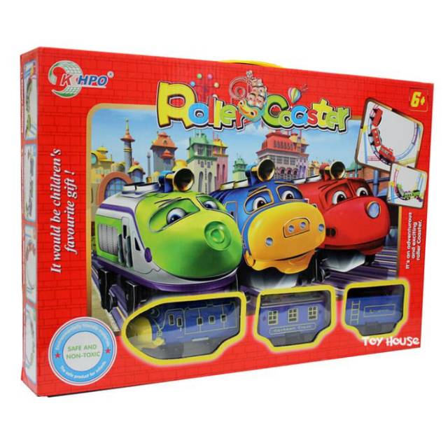 KERETA CHUGGINGTON TRACK ROLLER COASTER MAINAN ANAK LAKI LAKI