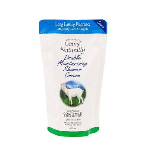 Leivy Goat Milk Shower Cream Refill 900 ML