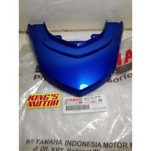 sambungan body, cover tail, stop SOUL GT 115 BIRU ASLI YAMAHA