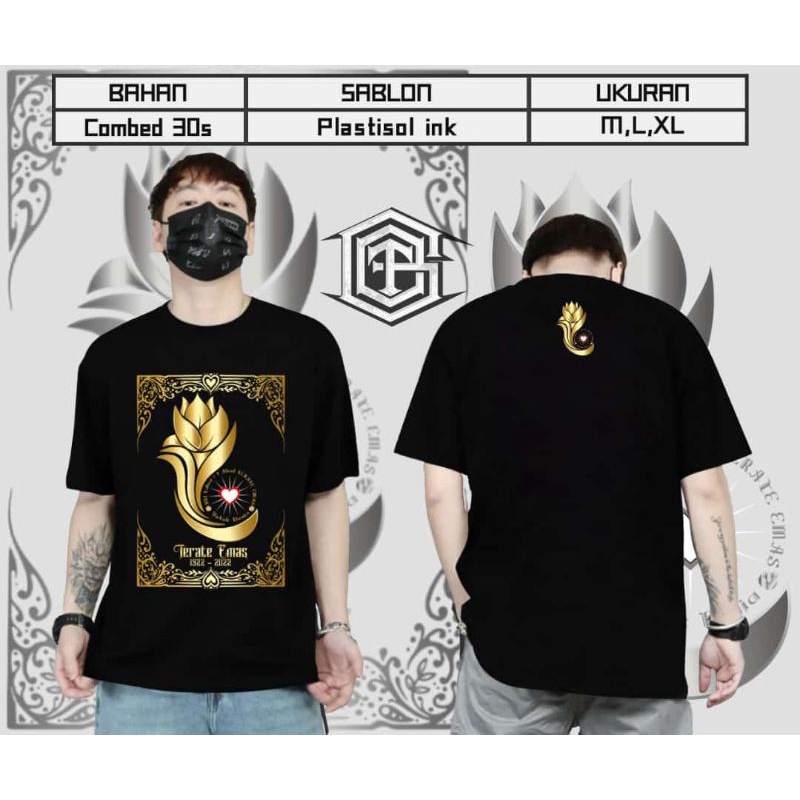 Koas Satu Abad Psht Terbaru Kaos Original Terate Emas Kaos Simpel Terate Emas Bisa COD