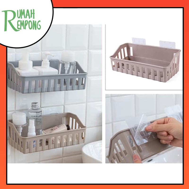 Rak Holder Tempel  Dinding  Tempat  Penyimpanan Di  Kamar 