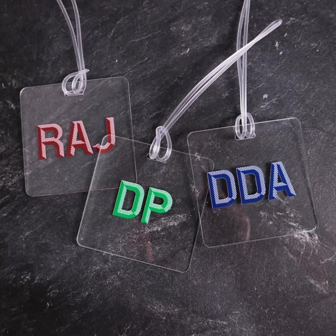 

Bag Tag Square | Athens EKSLUSIF