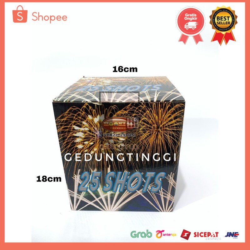 Fireworks Kembang Api Cake Cakes Top 25 Shot 25shot Lebaran Warna Warni Harga Grosir Termurah Murah