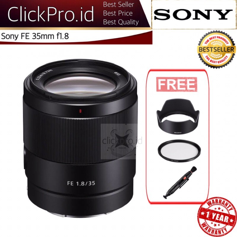 Sony FE 35mm f1.8 - Lensa Sony 35mm f1.8