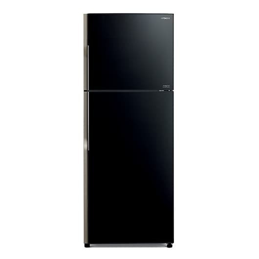 HITACHI KULKAS  R-VGX40PGD9 GBK 2 PINTU GLASS BLACK DOOR