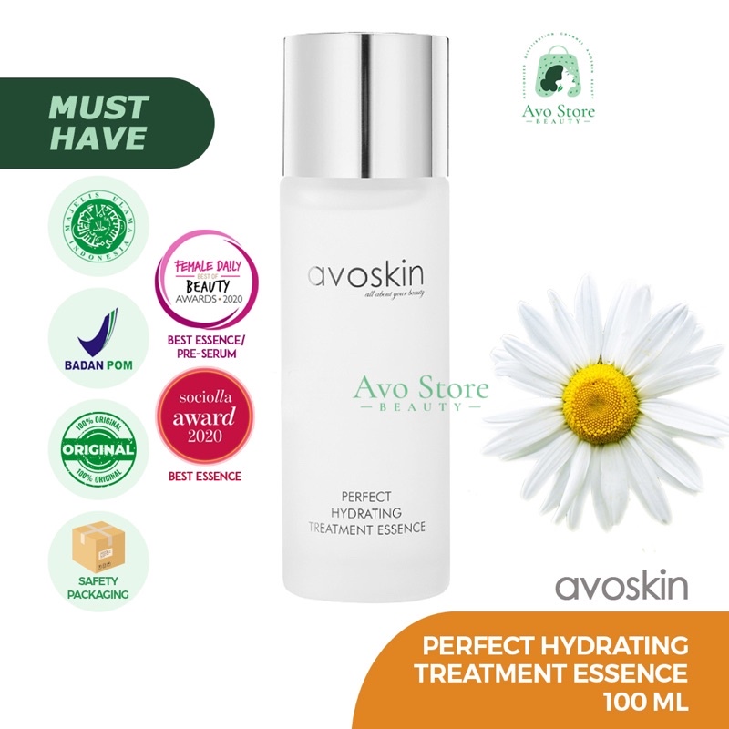 BEST SELLER Avoskin PHTE 100ml (Perfect Hydrating Treatment Essence) / [ Hydrating / Brightening / Mencerahkan ]