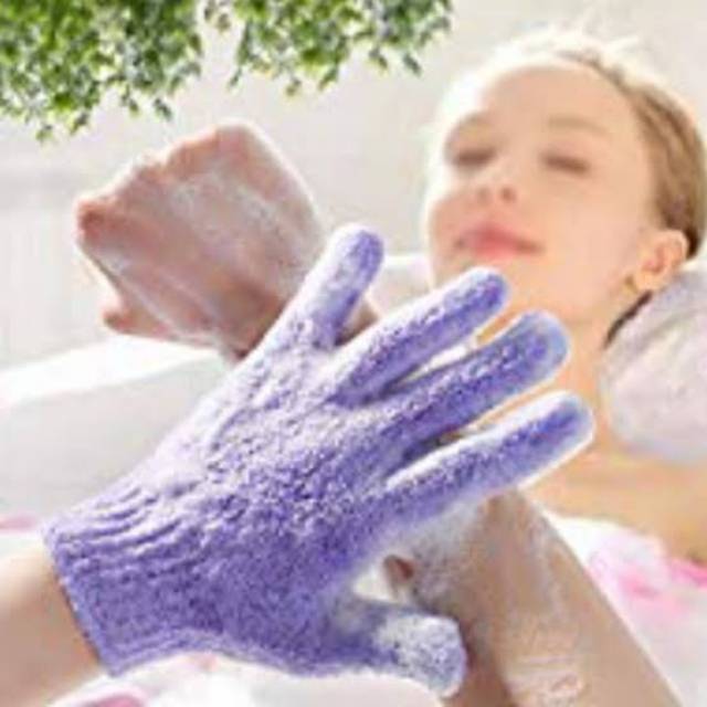 SARUNG TANGAN MANDI SCRUB BATH GLOVE BODY SRUBBER GLOVE