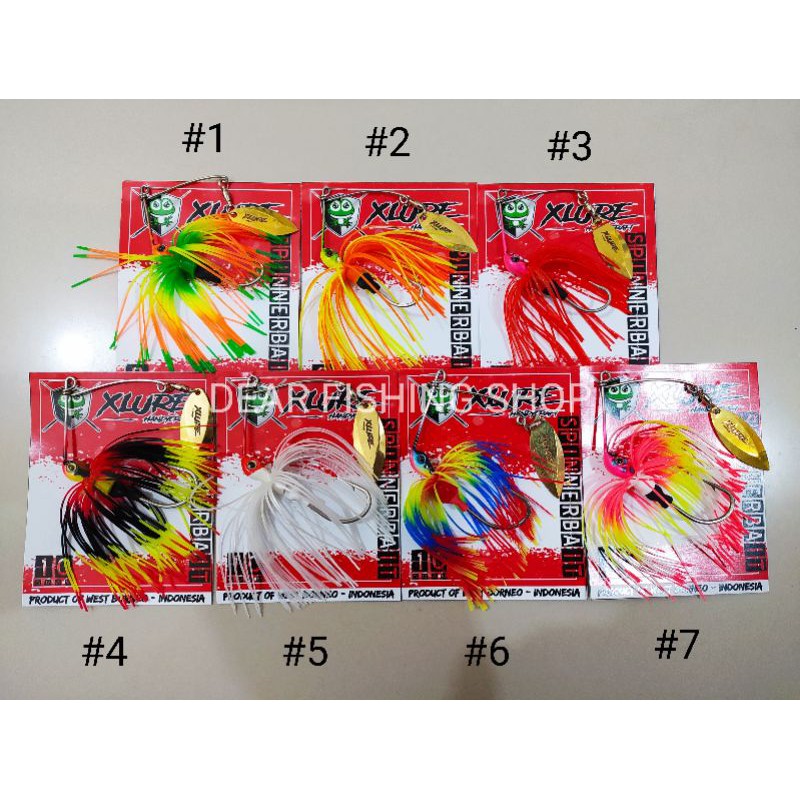 Umpan Casting Gabus Toman Spinner Bait X-Lure