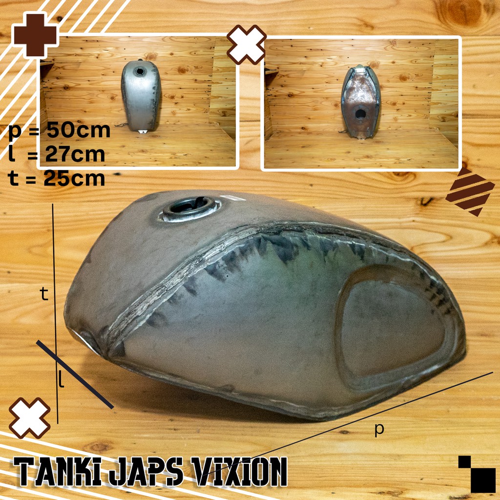 TANGKI TENGKI GASTANK KUSTOM VIXION JAPSTYLE