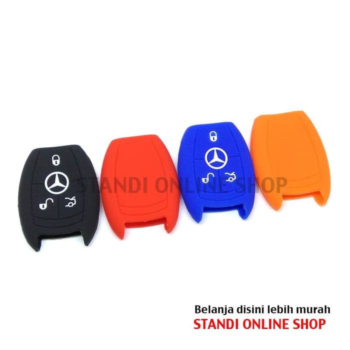 Kondom Kunci Silikon Remote Cover Smartkey Mercedes Benz A E S C Class