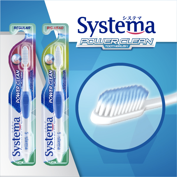 Systema Sikat Gigi Power Clean Big Isi 2 Pcs