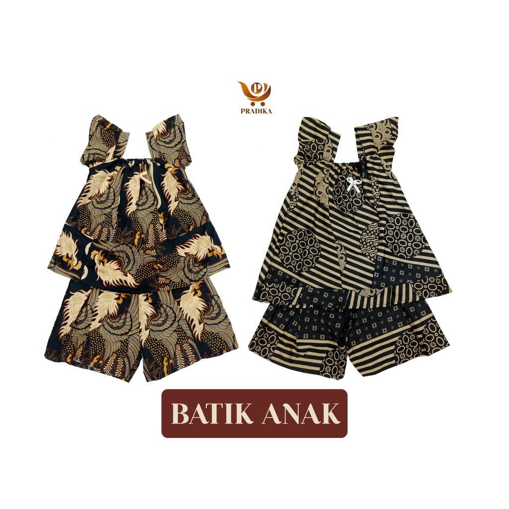 BATIK DRESS SETELAN BAYI/PAKAIAN BAYI USIA 4 BULAN-1 TAHUN/PAKAIAN BAYI PEREMPUAN/BATIK BAYI/PAKAIAN