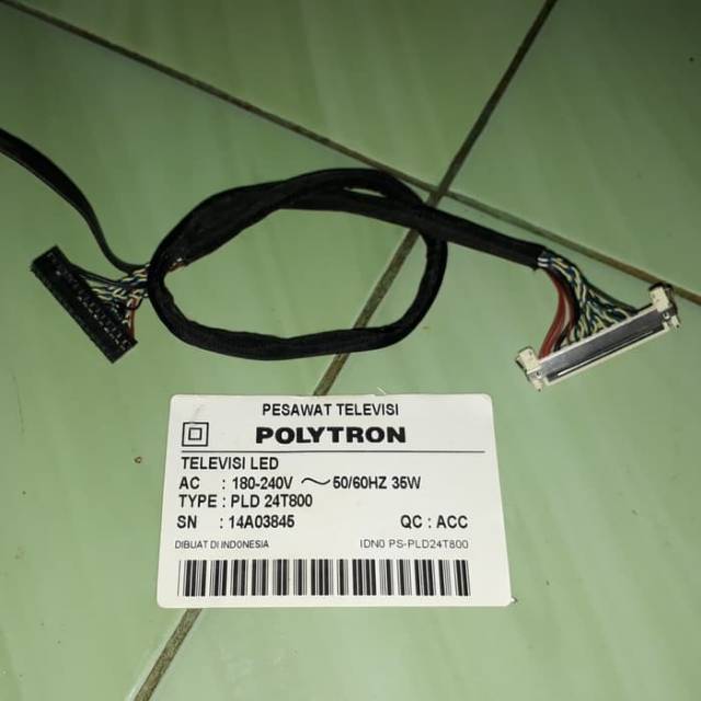 Kabel LVDS Original Polytron PLD 24T800 24T800W