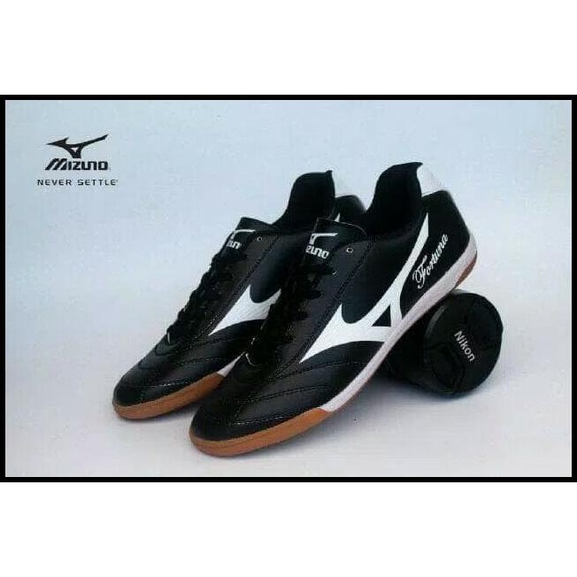 Onsale Sepatu Futsal Mizuno Fortuna Grade Ori Premium - Hitam, 40
