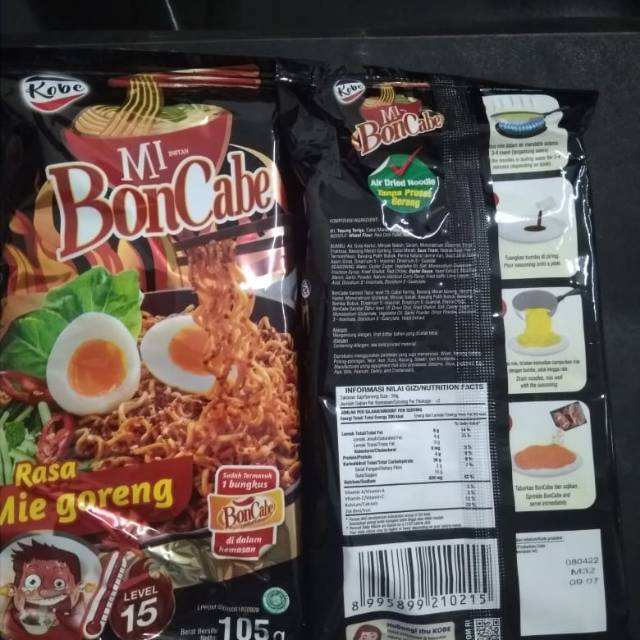 

mi boncabe mi goreng extra pedas level 15