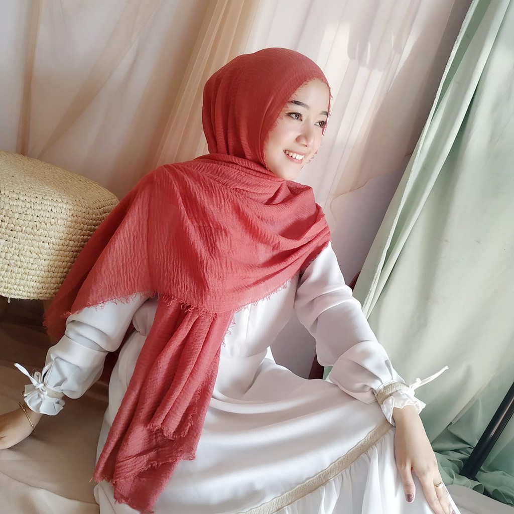 Pashmina crinkle shawl hijab pasmina negro vanessa Pashmina crinkle shawl hijab pasmina negro vanessa