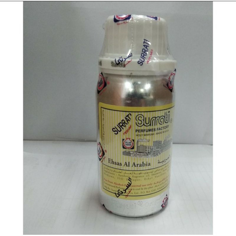SURRATI KALENG saudi parfum original 100gr Ehsas al arabia,  Ehsas al oud, Avintus kreed, D Brown, a