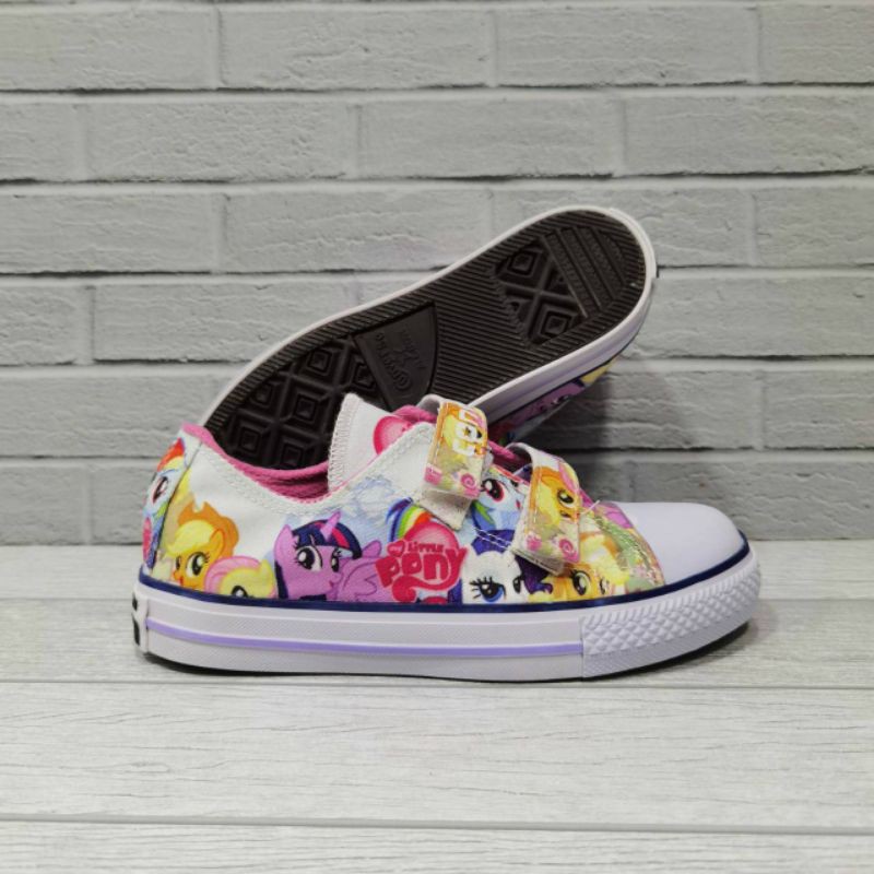 SEPATU KIDS ANAK CONVERSE ALL STAR MOTIF LITTLE PONY LOW 21-35