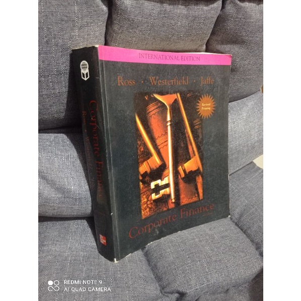 buku Corporate Finance International Ed Original Ross Westerfield