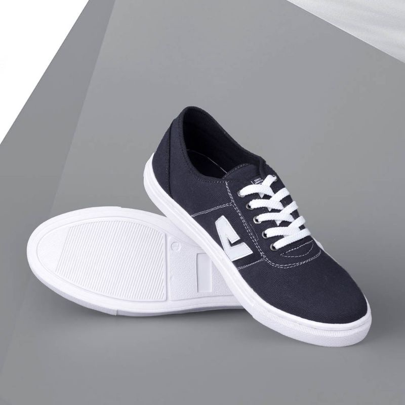 ORIGINAL Sepatu Casual Sneakers Pria Kanvas Premium Terbaru | Sepatu Kasual Sneaker Cowok Dewasa | Sepatu Distro Kets Kekinian Sol Jahit