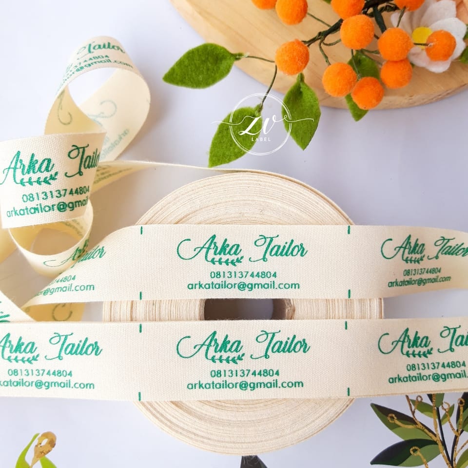 

Label Katun Cream
