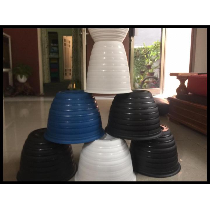 BANTING HARGA POT BUNGA 25CM-POT GUCI TAWON PIRUS-BAHAN PLASTIK PP MURNI PABRIKAN